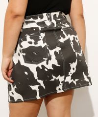 Saia-Curta-de-Sarja-Plus-Size-Estampada-Animal-Print-Vaca-Mindset-Off-White-1006476-Off_White_3