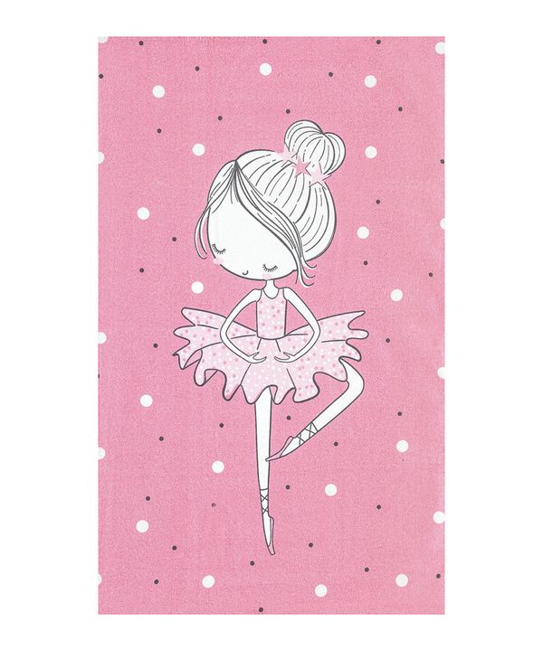 Toalha Infantil Bailarina Rosa Único