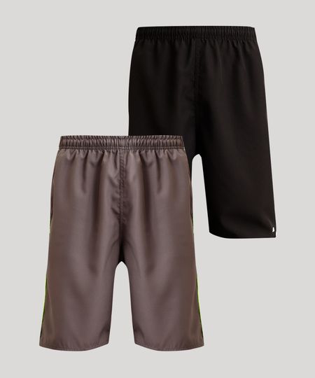 Kit Bermudas Esportivas Masculinas Multicor Ace