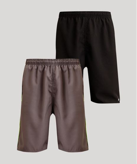 Kit Bermudas Esportivas Masculinas Multicor Ace