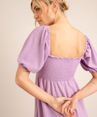 Vestido-Midi-com-Lastex-Manga-Bufante-Decote-Reto-Lilas-9993505-Lilas_4 Vestido-Midi-com-Lastex-Manga-Bufante-Decote-Reto-Lilas-9993505-Lilas_4