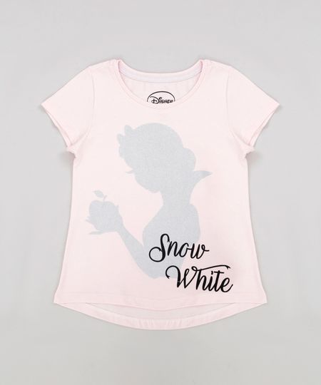 Blusa-Infantil-Princesas-Branca-de-Neve-com-Glitter-Manga-Curta-Decote-Redondo-Rose-9269447-Rose_1 Blusa-Infantil-Princesas-Branca-de-Neve-com-Glitter-Manga-Curta-Decote-Redondo-Rose-9269447-Rose_1