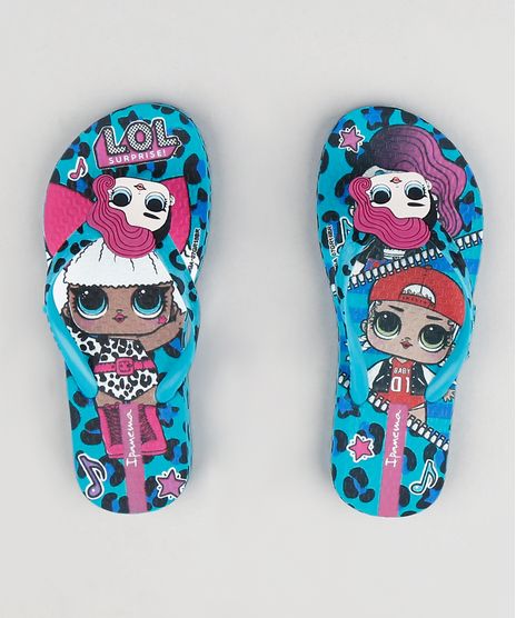 Chinelo-Infantil-Ipanema-Lol-Surprise-Estampado-Animal-Print-Verde-Agua-9293289-Verde_Agua_1