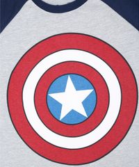 Pijama-Infantil-Capitao-America-Os-Vingadores-Raglan-Manga-Curta-Cinza-Mescla-9224232-Cinza_Mescla_4