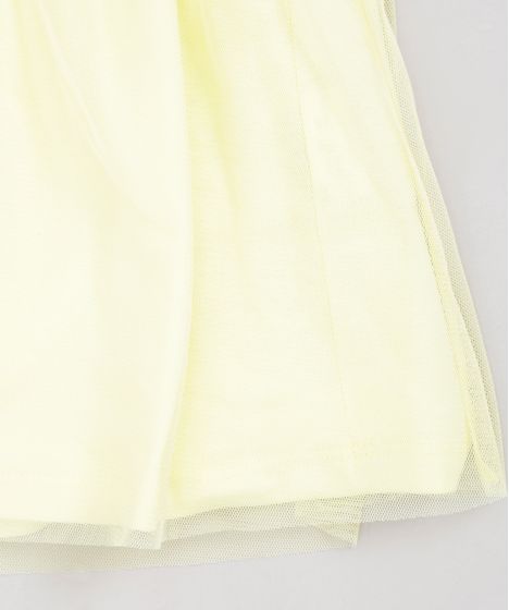 vestido infantil amarelo claro