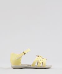 Sandalia-Infantil-com-Tiras-e-Flores-Amarela-9272024-Amarelo_1