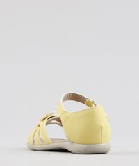 Sandalia-Infantil-com-Tiras-e-Flores-Amarela-9272024-Amarelo_3