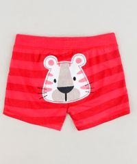 Short-Infantil-Tigre-Listrado-em-Algodao---Sustentavel-Vermelho-9110035-Vermelho_1