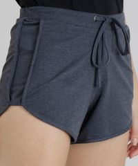 Short-Feminino-Running-Esportivo-Basico-em-Moletom-Cinza-Mescla-Escuro-8793882-Cinza_Mescla_Escuro_4 Short-Feminino-Running-Esportivo-Basico-em-Moletom-Cinza-Mescla-Escuro-8793882-Cinza_Mescla_Escuro_4