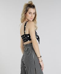 Top-Cropped-Feminino-Estampado-de-Poas-com-No-Preto-9188254-Preto_2