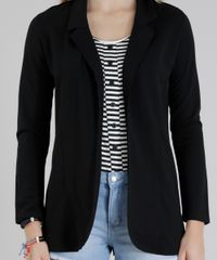 Blazer-Feminino-de-Malha-Manga-Longa-Preto-9132835-Preto_4