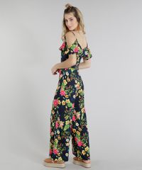 Macacao-Feminino-Open-Shoulder-Estampado-Floral-com-Babado-Azul-Marinho-9185701-Azul_Marinho_2