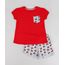 Pijama-Infantil-Minnie-com-Bolso-Manga-Curta-Decote-Redondo-Vermelho-9223961-Vermelho_1