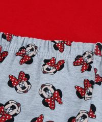 Pijama-Infantil-Minnie-com-Bolso-Manga-Curta-Decote-Redondo-Vermelho-9223961-Vermelho_3
