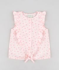 Camisa-Infantil-Estampada-de-Borboletas-com-Babado-Sem-Manga-Decote-Redondo-Rosa-Claro-9182770-Rosa_Claro_1