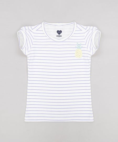 Blusa-Infantil-Listrada-com-Abacaxi-Manga-Curta-Decote-Redondo-Off-White-9220805-Off_White_1