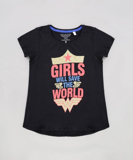Blusa-Infantil-Mulher-Maravilha--Girls-Will-Save-the-World--Manga-Curta-Decote-Redondo-Preta-9230149-Preto_1 Blusa-Infantil-Mulher-Maravilha--Girls-Will-Save-the-World--Manga-Curta-Decote-Redondo-Preta-9230149-Preto_1