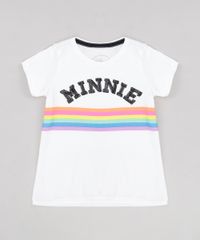 Blusa-Infantil-Minnie-com-Arco-Iris-Neon-Manga-Curta-Decote-Redondo-Off-White-9276429-Off_White_1
