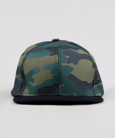 Bone-Masculino-Estampado-Camuflado-Aba-Reta-Verde-Militar-9303077-Verde_Militar_1