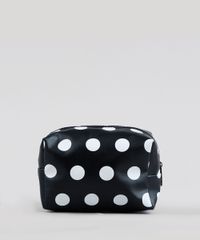 Necessaire-Feminina-Estampada-de-Poa-Preta-9243560-Preto_3