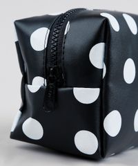Necessaire-Feminina-Estampada-de-Poa-Preta-9243560-Preto_4