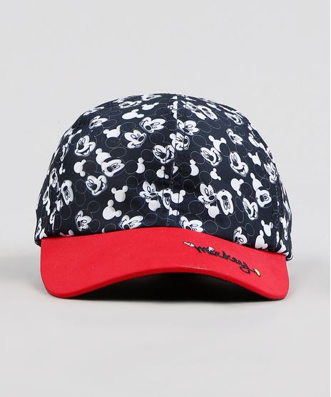 Bone-Infantil-Estampado-Mickey-Mouse-Aba-Curva-Preto-9238960-Preto_1