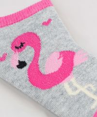 Kit-de-2-Meias-Infantis-Soquete-Estampadas-Flamingo-Multicor-9263887-Multicor_3