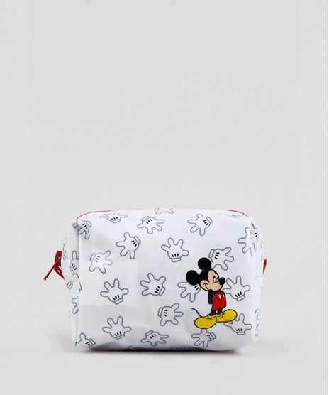 Necessaire-Feminina-Mickey-Mouse-Estampada-Branco-9236884-Branco_1