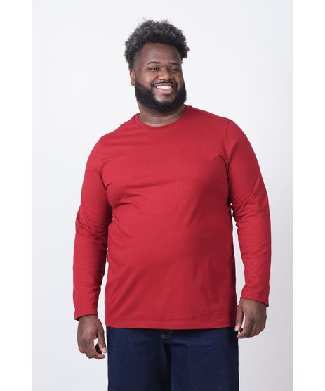 camisa masculina plus size algodão xadrez manga longa casual teodoro  camisaria azul - C&A