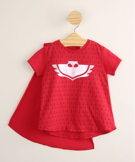 Blusa-Infantil-de-Algodao-PJ-Masks-com-Capa-Vermelha-9996675-Vermelho_1