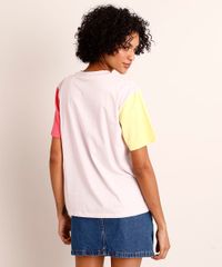 Camiseta-de-Algodao-Alice-no-Pais-das-Maravilhas-Manga-Curta-Decote-Redondo--Lilas-1003169-Lilas_2