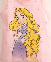 Regata-Infantil-de-Algodao-Rapunzel-com-Glitter-Rosa-Claro-9995305-Rosa_Claro_2