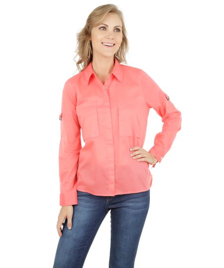 Camisa-Mullet-com-Bolsos-Coral-8002544-Coral_1 Camisa-Mullet-com-Bolsos-Coral-8002544-Coral_1