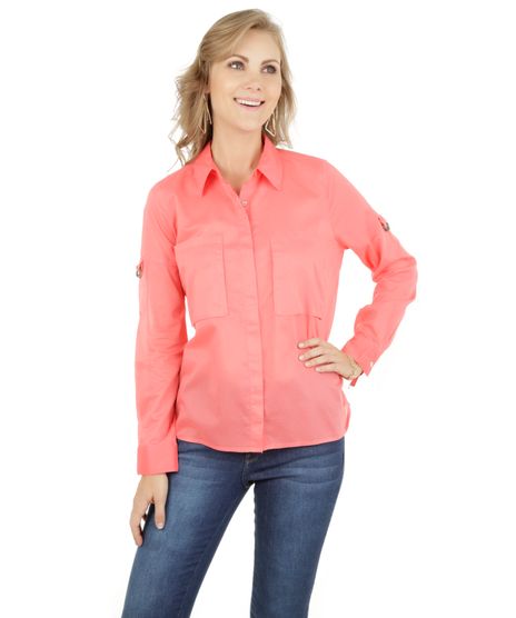 Camisa-Mullet-com-Bolsos-Coral-8002544-Coral_1