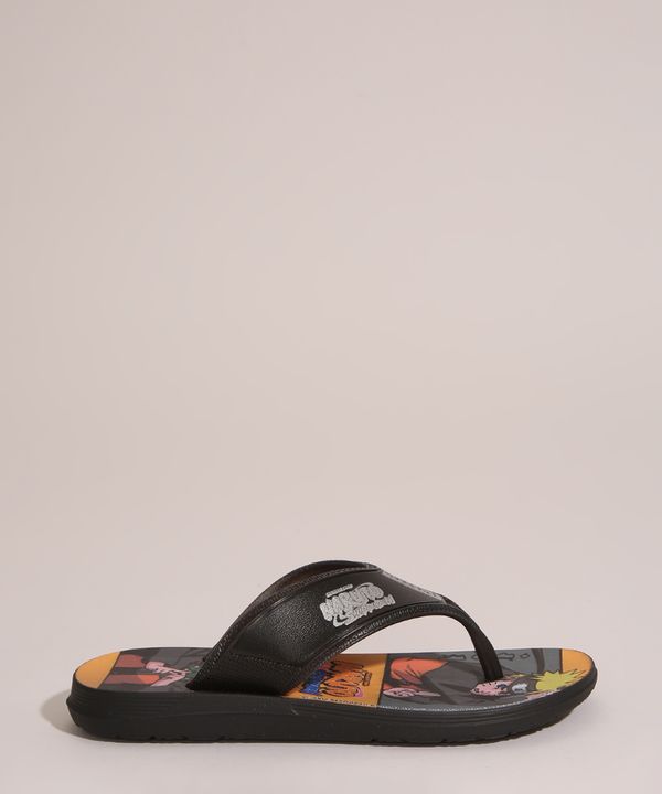 Chinelo Infantil Naruto Grendene Preto 29-30