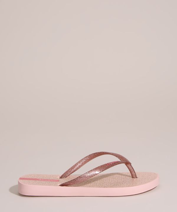Chinelo Infantil com Glitter Ipanema Grendene Rosa Claro 29-30