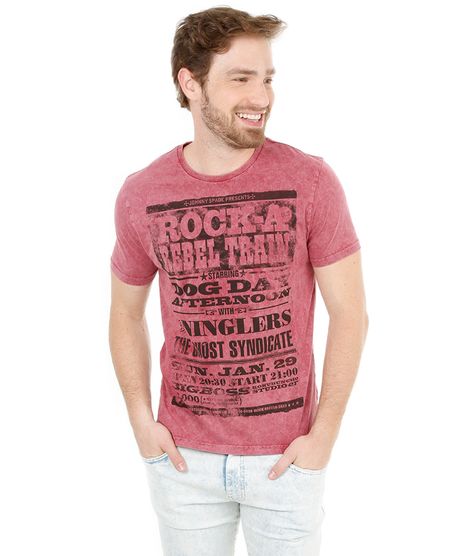 Camiseta-Flame-com-Estampa-de-Flyer-Rosa-8077614-Rosa_1