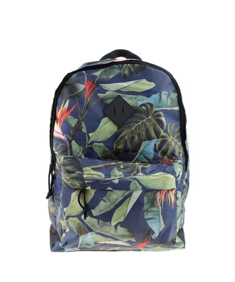 Mochila-Estampada-de-Folhagem-Azul-7896932-Azul_1