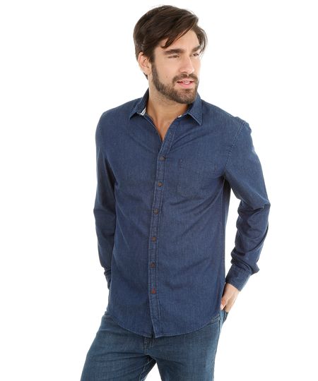 Camisa-Jeans-Azul-Escuro-7970243-Azul_Escuro_1 Camisa-Jeans-Azul-Escuro-7970243-Azul_Escuro_1