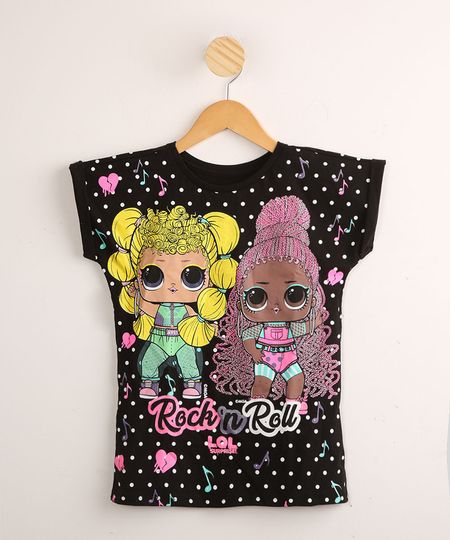 Blusa-Infantil-de-Algodao-LOL-Surprise-Estampada-Poa-Manga-Cura-Preta-9995049-Preto_1 Blusa-Infantil-de-Algodao-LOL-Surprise-Estampada-Poa-Manga-Cura-Preta-9995049-Preto_1
