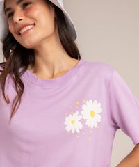 Camiseta-Cropped-de-Algodao-com-Margarida-Manga-Curta-Decote-Redondo-Lilas-1001485-Lilas_2