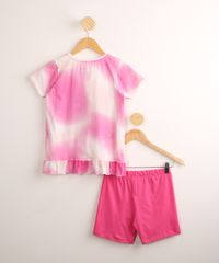 Conjunto-de-Blusa-Hello-Kitty-Estampada-Tie-Dye-Manga-Curta----Short-Rosa-9994827-Rosa_3