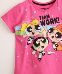 Blusa-Infantil-de-Algodao-Meninas-Super-Poderosas-Manga-Curta-Rosa-9995023-Rosa_4