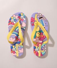 Chinelo-Infantil-Estampado-Flores-e-Arco-iris-Ipanema-Lilas-1006698-Lilas_4