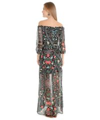 Vestido-Longo-Floral-com-Fenda-Preto-8035055-Preto_2