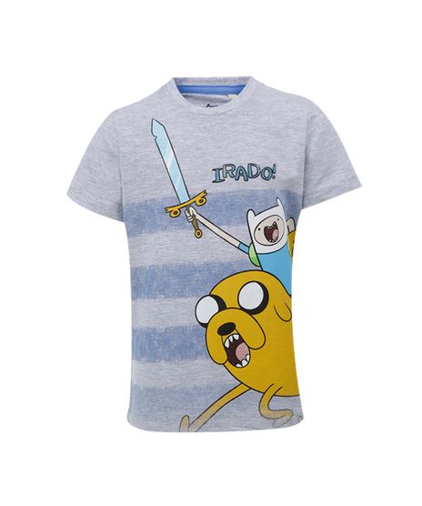 Camiseta-com-Estampa-Hora-de-Aventura-Menino-Cinza-Mescla-8127410-Cinza_Mescla_1