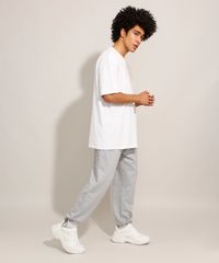 Calca-Relaxed-de-Moletom--Cinza-Mescla-Claro-9997676-Cinza_Mescla_Claro_1