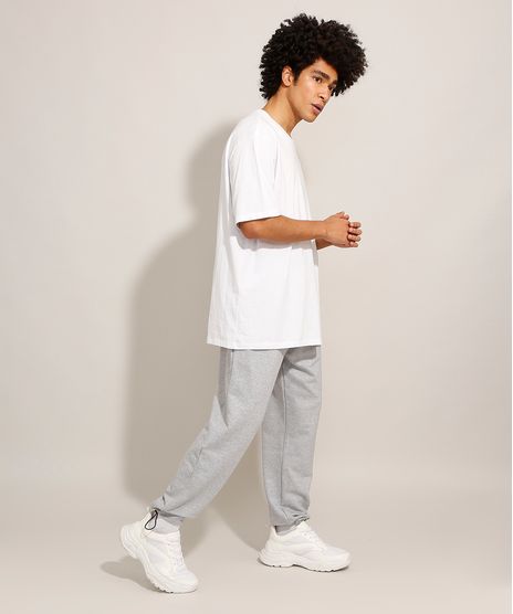 Calca-Relaxed-de-Moletom--Cinza-Mescla-Claro-9997676-Cinza_Mescla_Claro_1