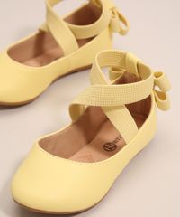 Sapatilha-Infantil-Elastico-com-Laco--Amarelo-Claro-9951859-Amarelo_Claro_2