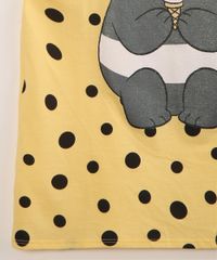 Blusa-Infantil-de-Algodao-Ursos-Sem-Curso-com-Glitter-e-Poa-Manga-Curta-Amarela-9995021-Amarelo_4